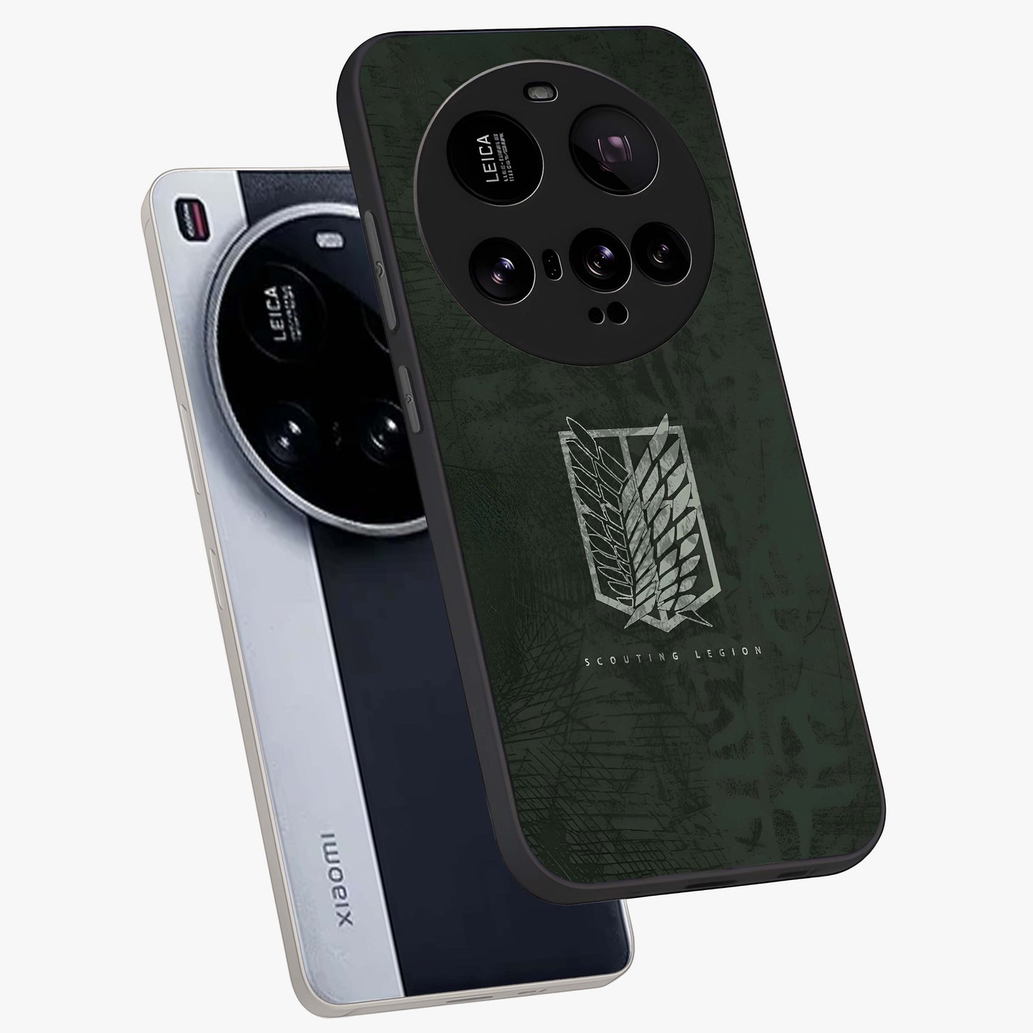 Wings Of Freedom Glass Case displayed in angled mockup highlighting graceful wing design with inspirational aesthetic.