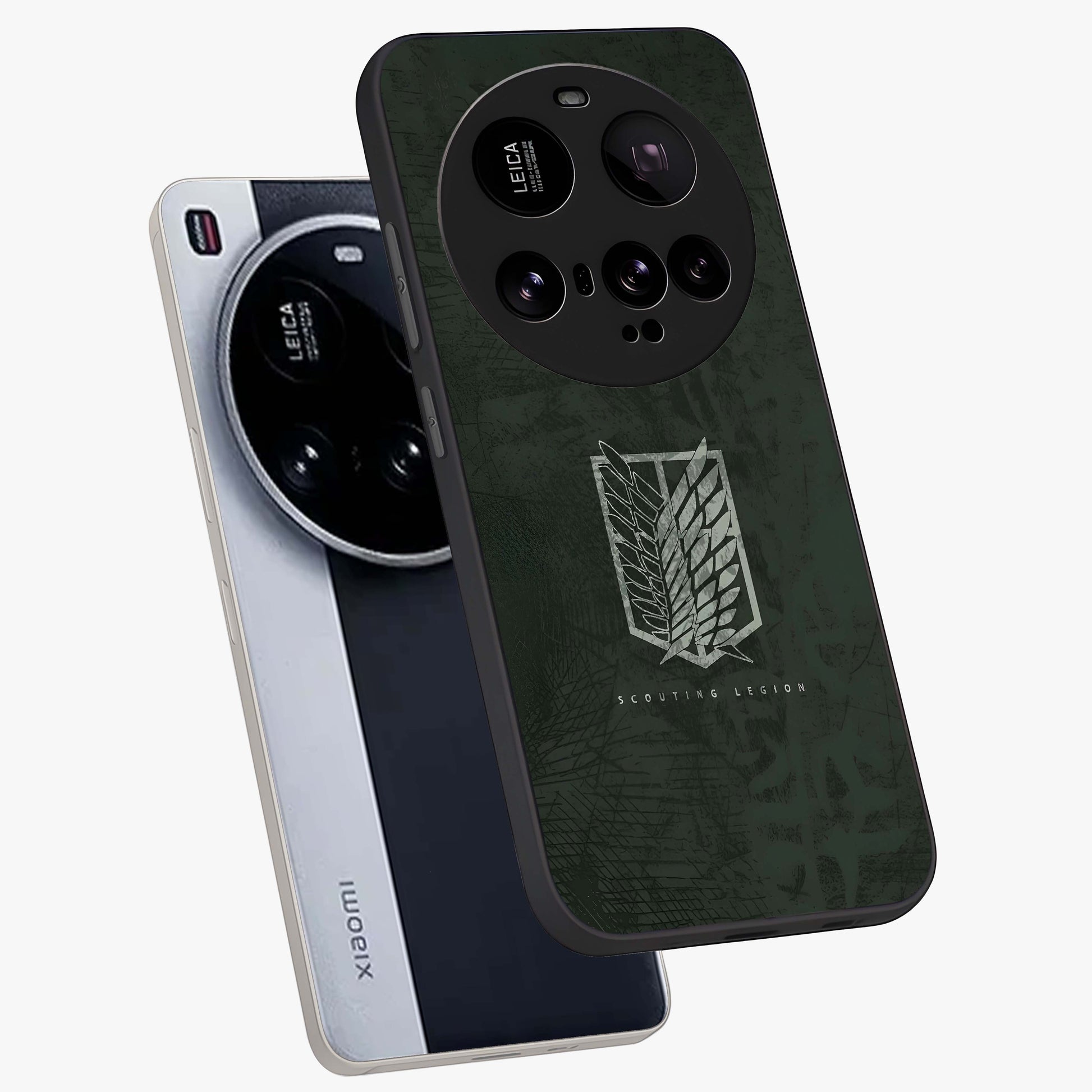 Wings Of Freedom Glass Case displayed in angled mockup highlighting graceful wing design with inspirational aesthetic.