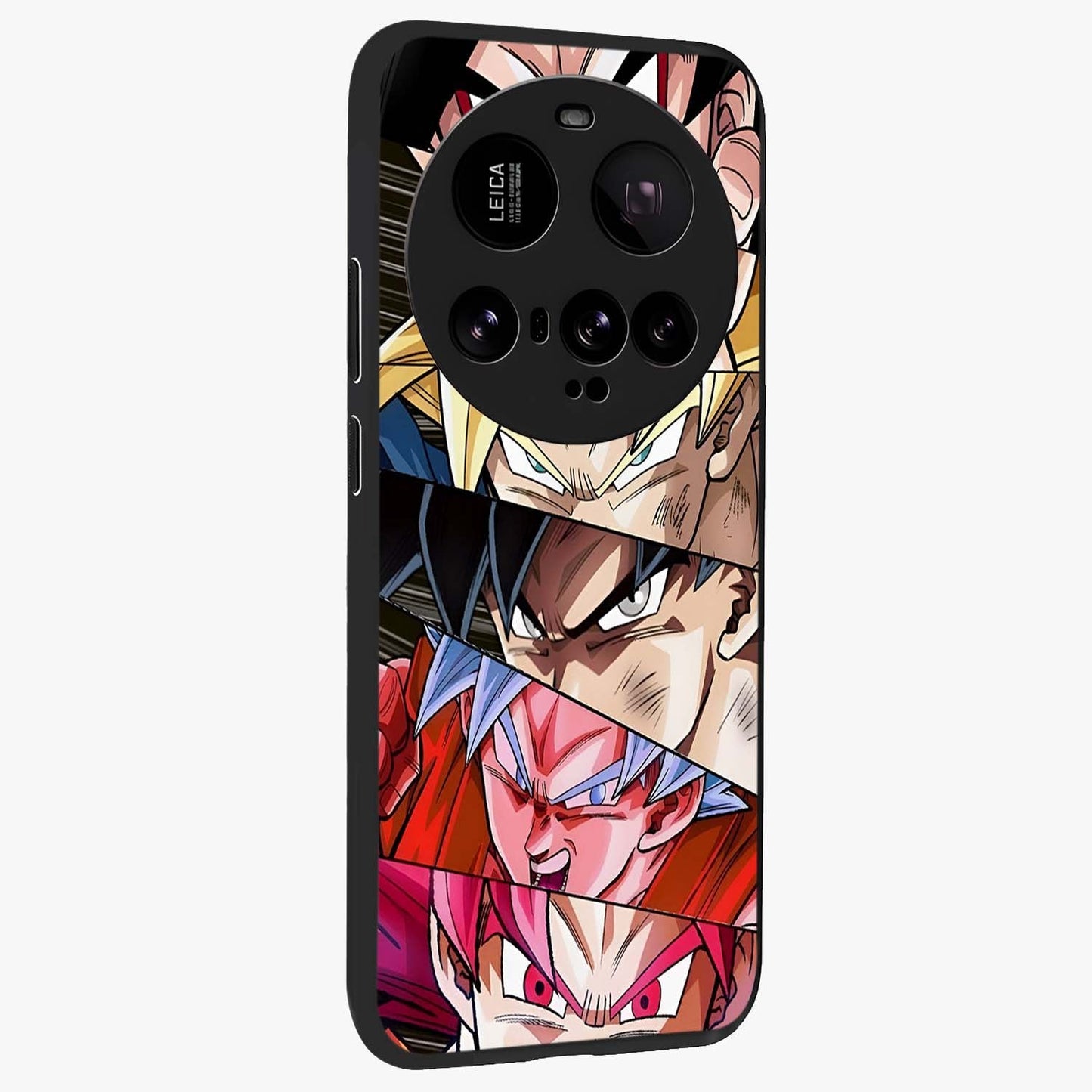 Anime Character Glass Case upright view showcasing expressive anime artwork with bold graphic style.