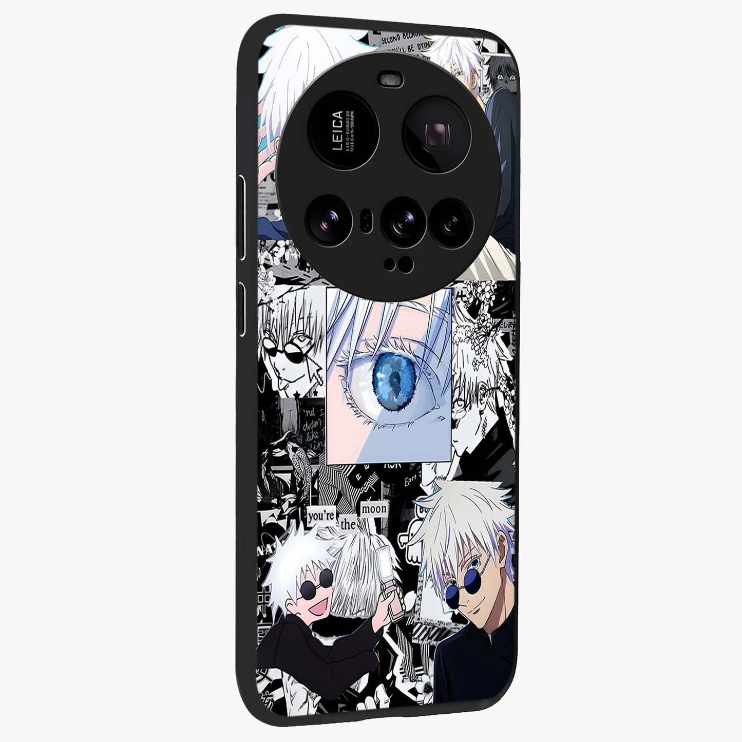 Infinity Sorcerer Chaos Glass Case upright view showcasing dramatic sorcerer artwork with chaotic mystical theme.