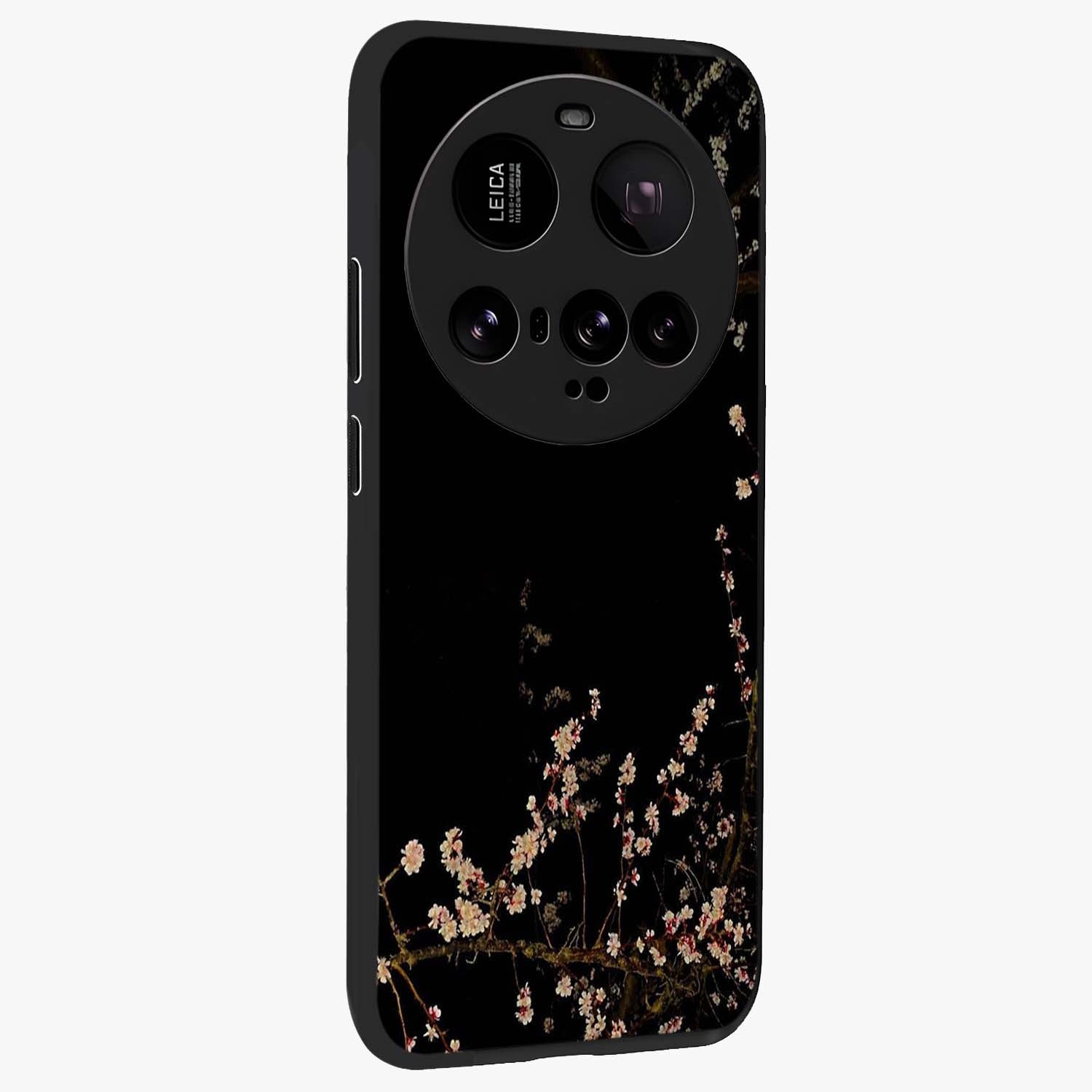 Petal Moon Light With Custom Name Glass Case upright view showcasing elegant floral moon artwork with personalized aesthetic.