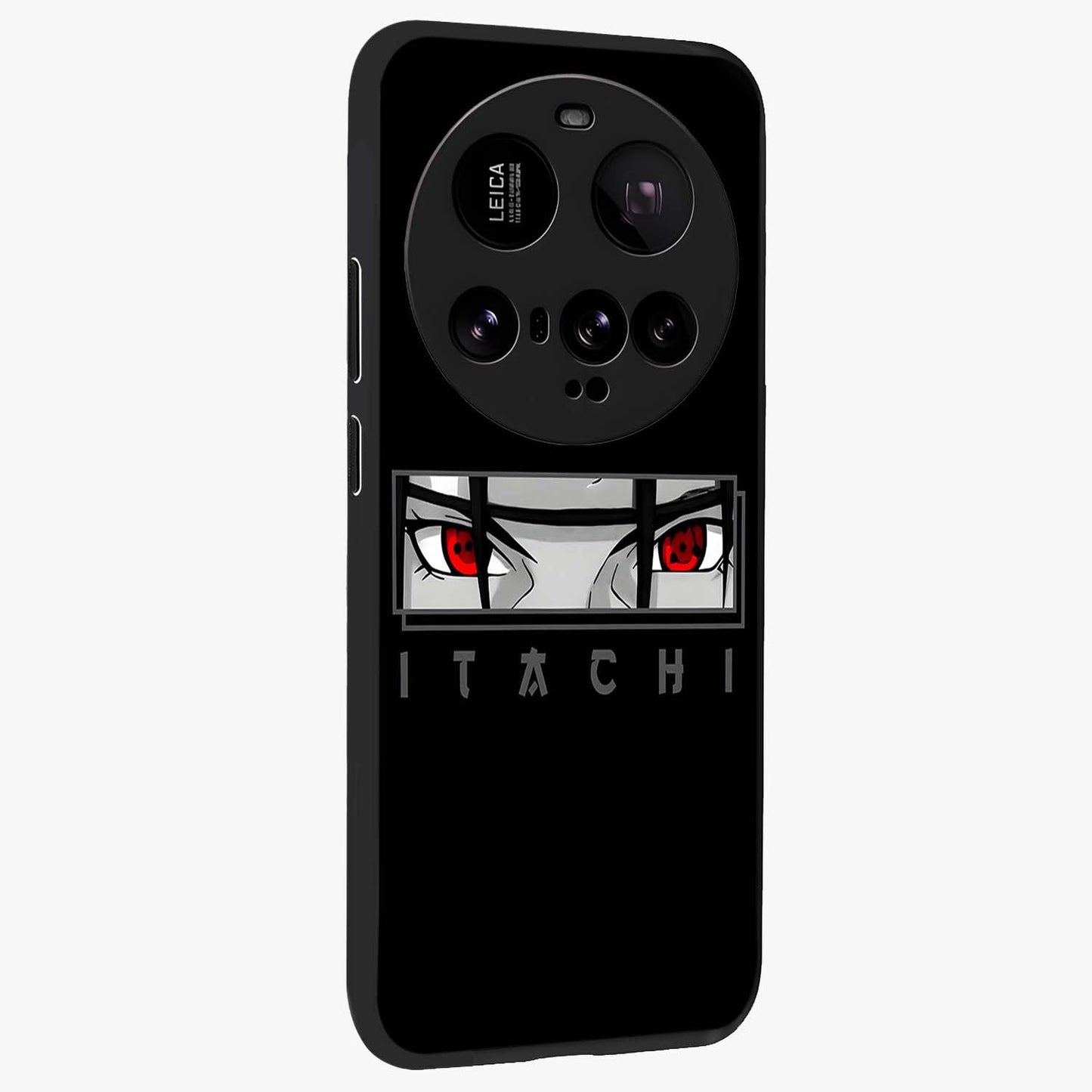 Scarlet Gaze Dominance Glass Case upright view showcasing powerful dramatic artwork with dominant artistic theme.
