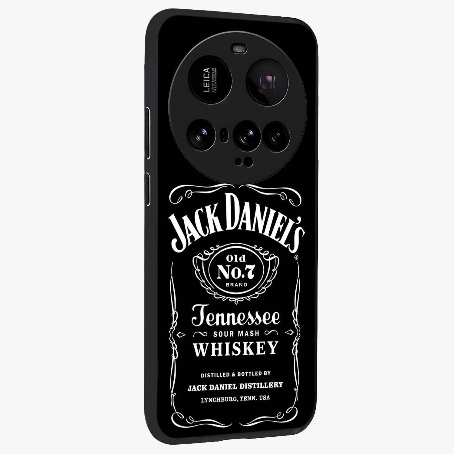 Vintage Whiskey Heritage Glass Case upright view showcasing stylish vintage whiskey artwork with timeless bar culture theme.
