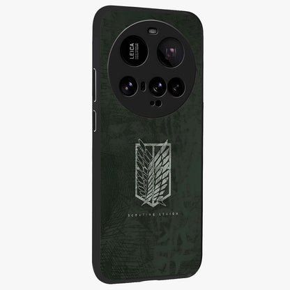 Wings Of Freedom Glass Case upright view showcasing powerful wings artwork with freedom themed design.