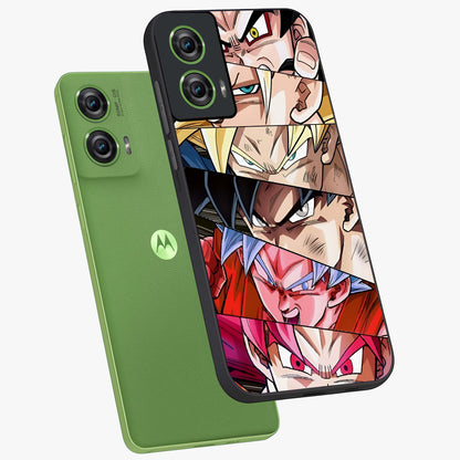 Anime Character Glass Case displayed in angled mockup highlighting colorful anime character illustration.