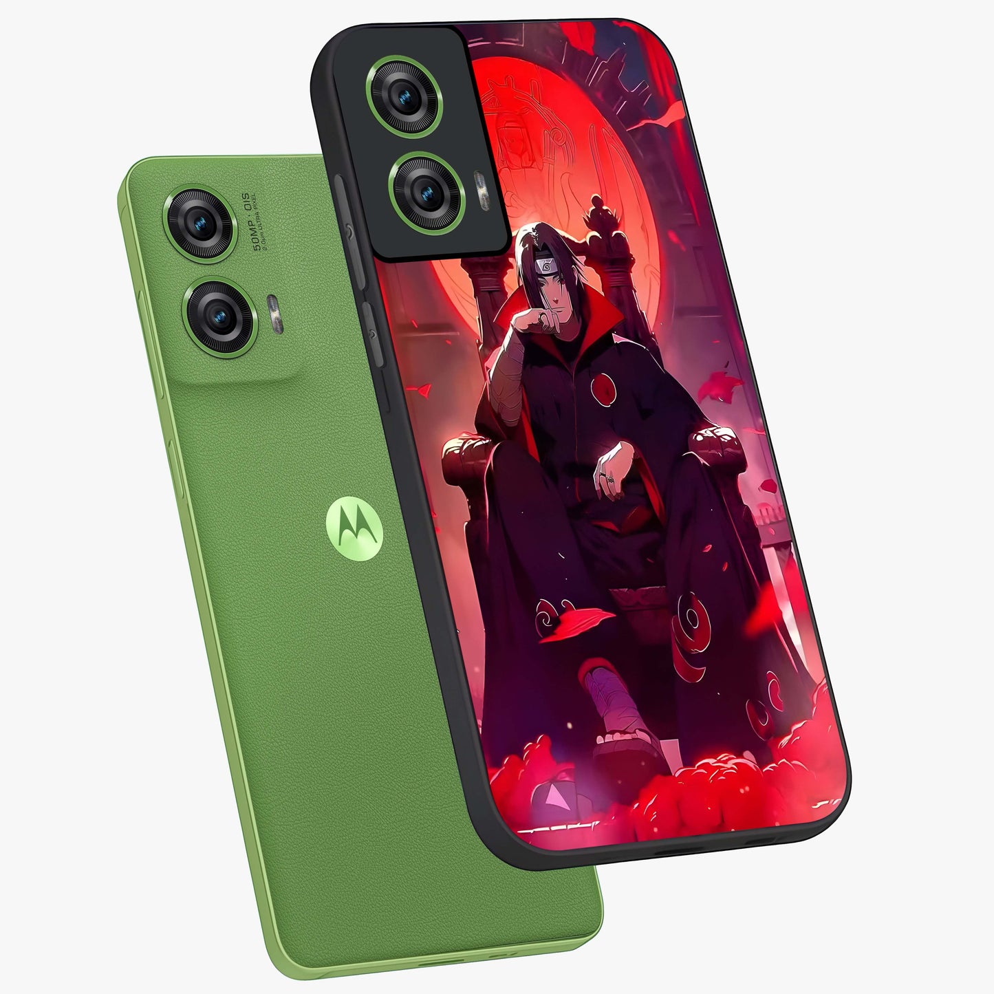 Blood Moon Sovereign Glass Case displayed in angled mockup highlighting dark celestial moon design and dramatic theme.