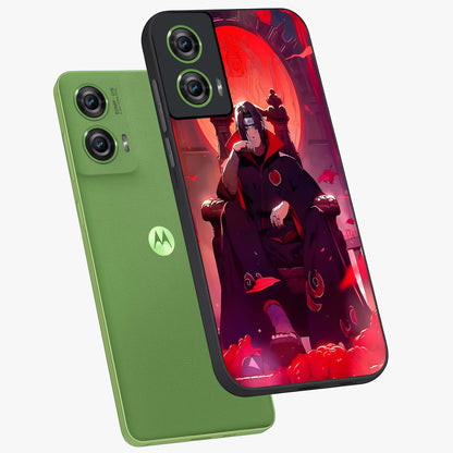 Blood Moon Sovereign Glass Case displayed in angled mockup highlighting dark celestial moon design and dramatic theme.