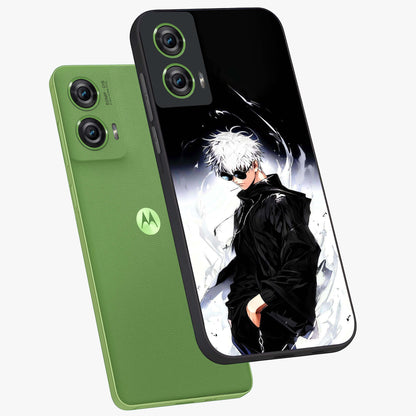 Limitless Shadow King Glass Case displayed in angled mockup highlighting dramatic dark hero design with intense aesthetic.