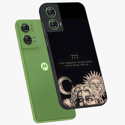 Mystic Victory Aura Glass Case displayed in angled mockup highlighting energetic aura design with bold mystical aesthetic.