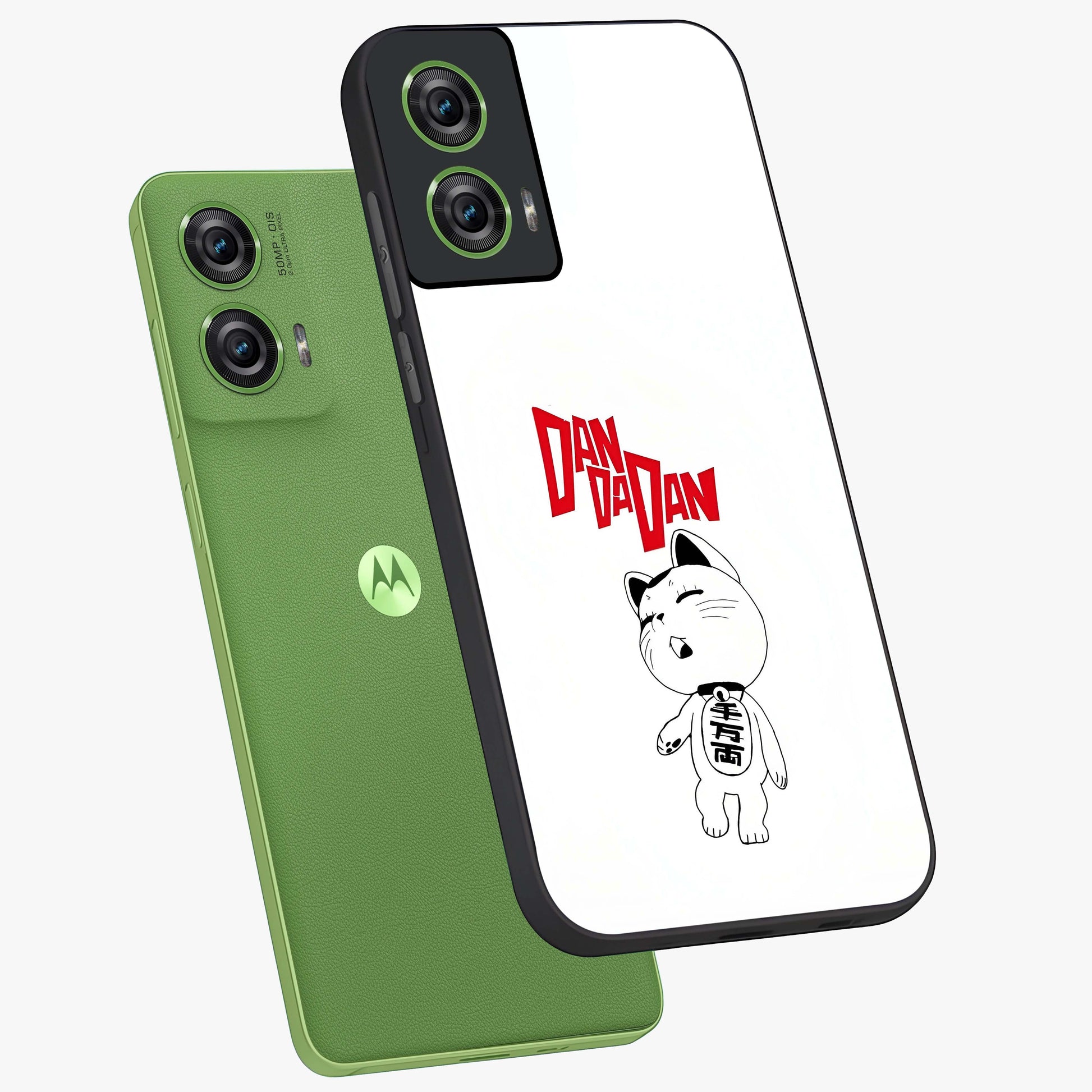 Playful Spirit Charm Glass Case displayed in angled mockup highlighting lively decorative design with playful aesthetic style.