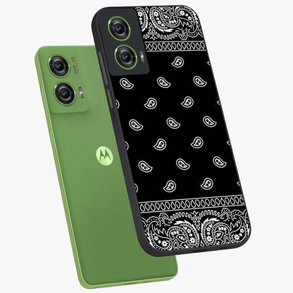 Retro Rebel Threads Glass Case displayed in angled mockup highlighting retro inspired graphic design with rebellious aesthetic.