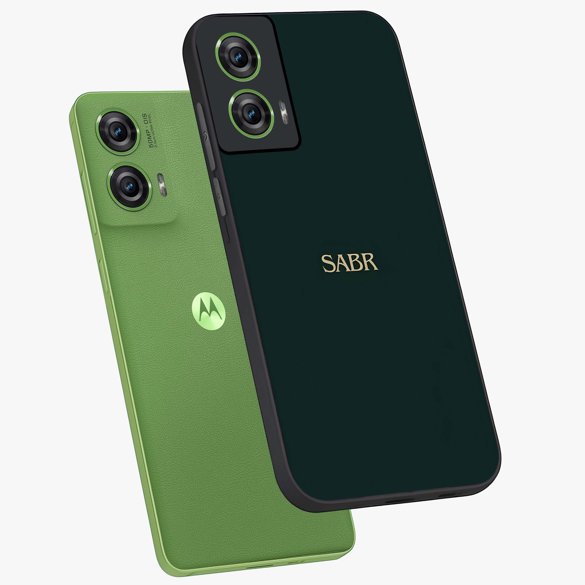 Sabr Minimal Patience Glass Case displayed in angled mockup highlighting simple inspirational design with clean aesthetic style.