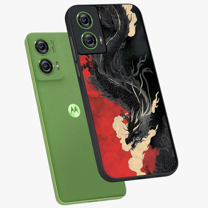 Shadow Dragon Fury Glass Case displayed in angled mockup highlighting powerful dragon illustration with dark fantasy aesthetic.