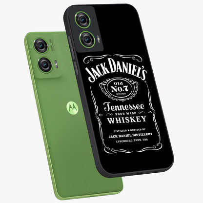 Vintage Whiskey Heritage Glass Case displayed in angled mockup highlighting retro beverage themed design with heritage aesthetic.