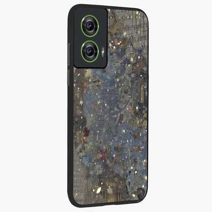 Aesthetic Astrolophia Glass Case upright view showcasing soft aesthetic theme with stylish modern look.
