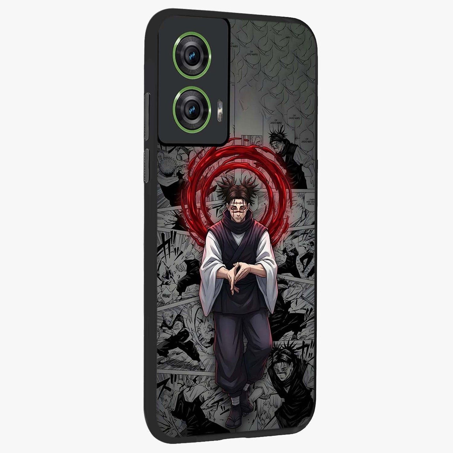 Cursed Ritual Ascension Glass Case upright view showcasing powerful ascension artwork with dark fantasy theme.