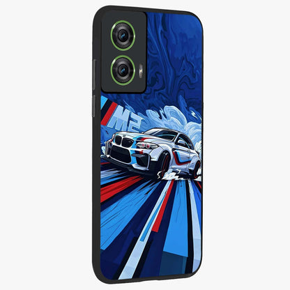 Drift Power Rush Glass Case upright view showcasing high speed racing artwork with bold automotive theme.