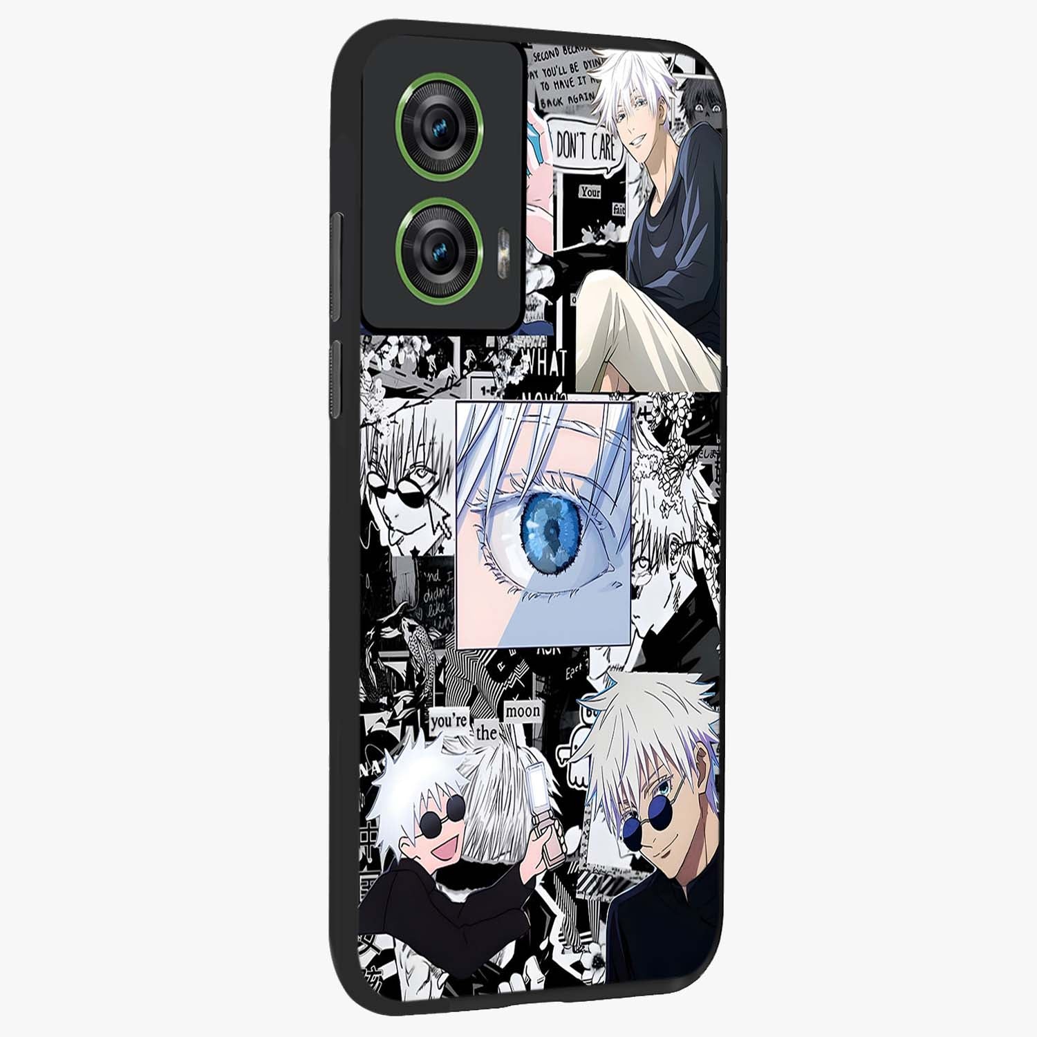 Infinity Sorcerer Chaos Glass Case upright view showcasing dramatic sorcerer artwork with chaotic mystical theme.