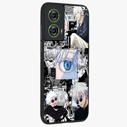 Infinity Sorcerer Chaos Glass Case upright view showcasing dramatic sorcerer artwork with chaotic mystical theme.
