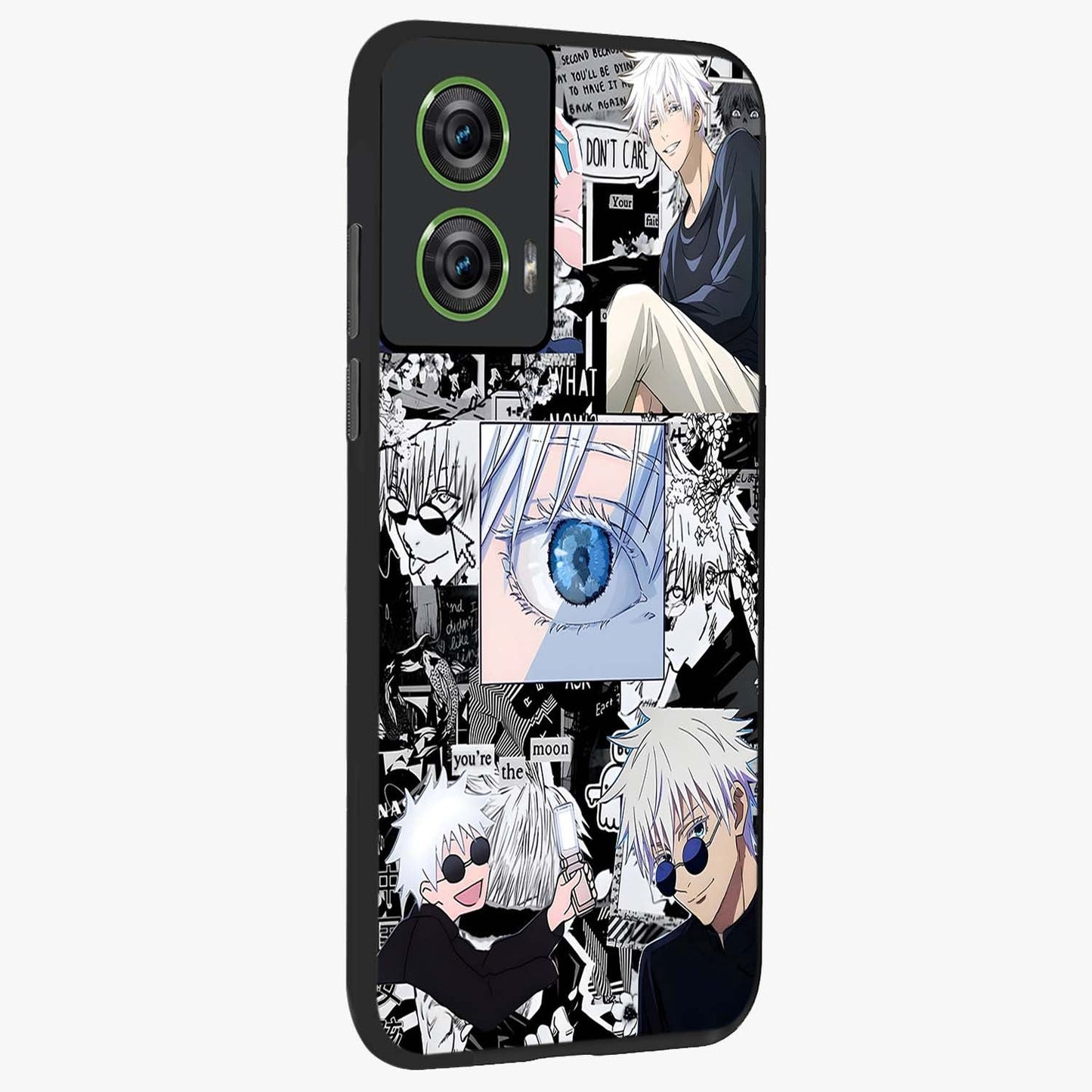 Infinity Sorcerer Chaos Glass Case upright view showcasing dramatic sorcerer artwork with chaotic mystical theme.