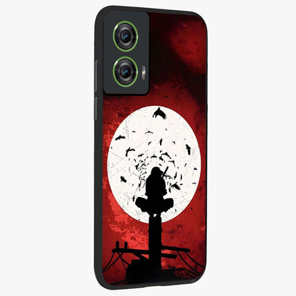 It Comes In Waves Quote Glass Case upright view showcasing calm wave artwork with motivational quote theme.