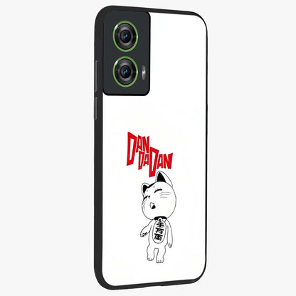 Playful Spirit Charm Glass Case upright view showcasing vibrant charm artwork with fun artistic theme.