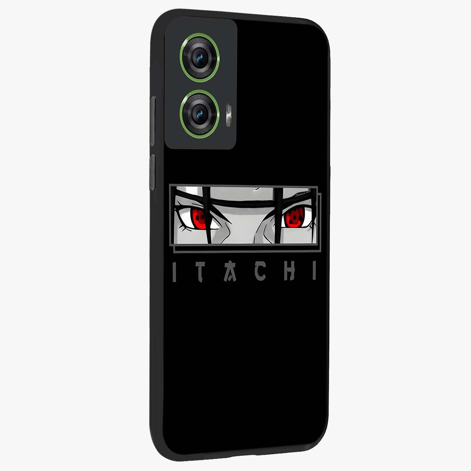Scarlet Gaze Dominance Glass Case upright view showcasing powerful dramatic artwork with dominant artistic theme.