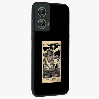 The Empress Glass Case upright view showcasing powerful empress themed artwork with luxurious artistic theme.