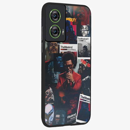 The Weeknd Glass Case upright view showcasing bold music themed artwork with contemporary artistic style.