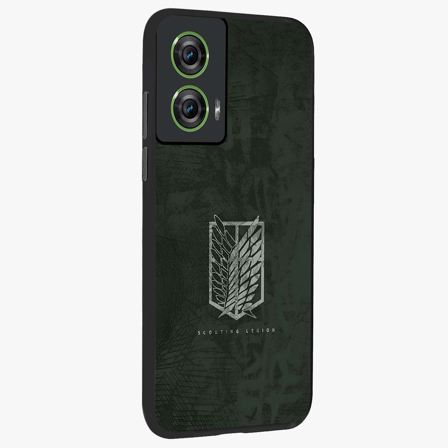 Wings Of Freedom Glass Case upright view showcasing powerful wings artwork with freedom themed design.