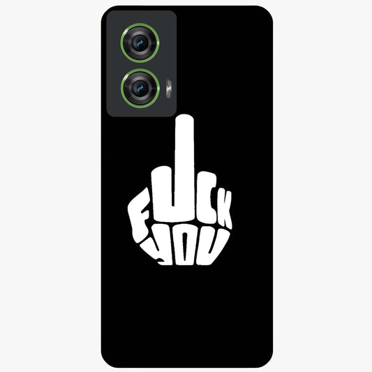 Rebel Mode On Glass Case showing flat back view with bold rebellious typography artwork and glossy glass finish.