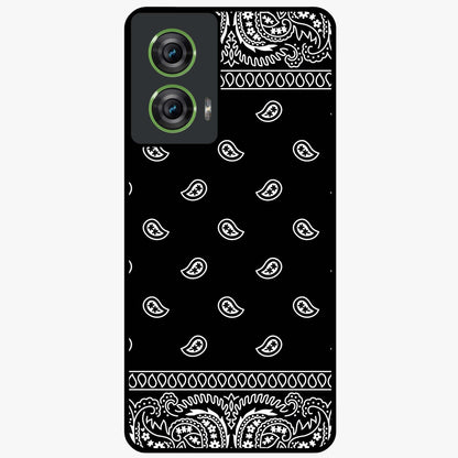 Retro Rebel Threads Glass Case showing flat back view with vintage street style artwork and glossy glass finish.