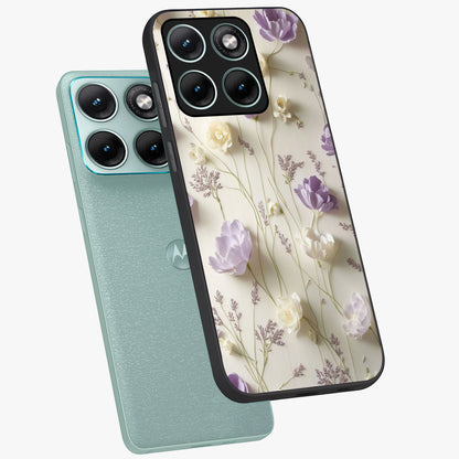 Lilac Breeze Harmony Glass Case displayed in angled mockup highlighting calm lilac breeze design with soothing aesthetic style.