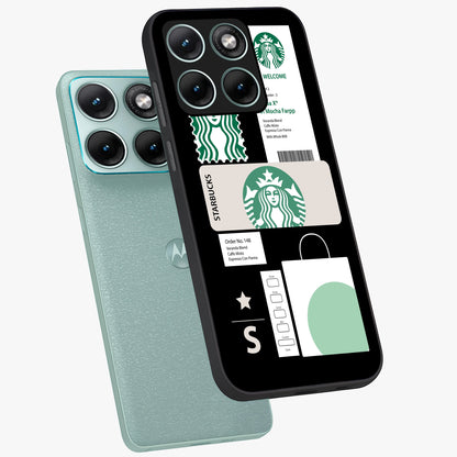 Starbucks Mocha Glass Case displayed in angled mockup highlighting stylish mocha themed design with cozy café aesthetic.