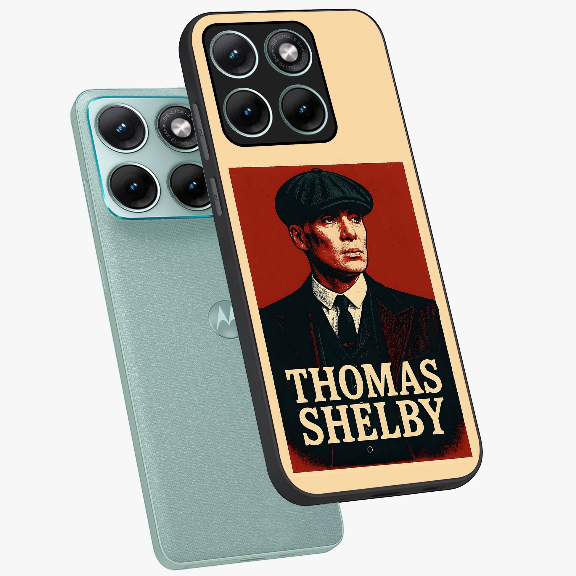 Vintage Mafia Authority Glass Case displayed in angled mockup highlighting powerful retro design with classic gangster aesthetic.