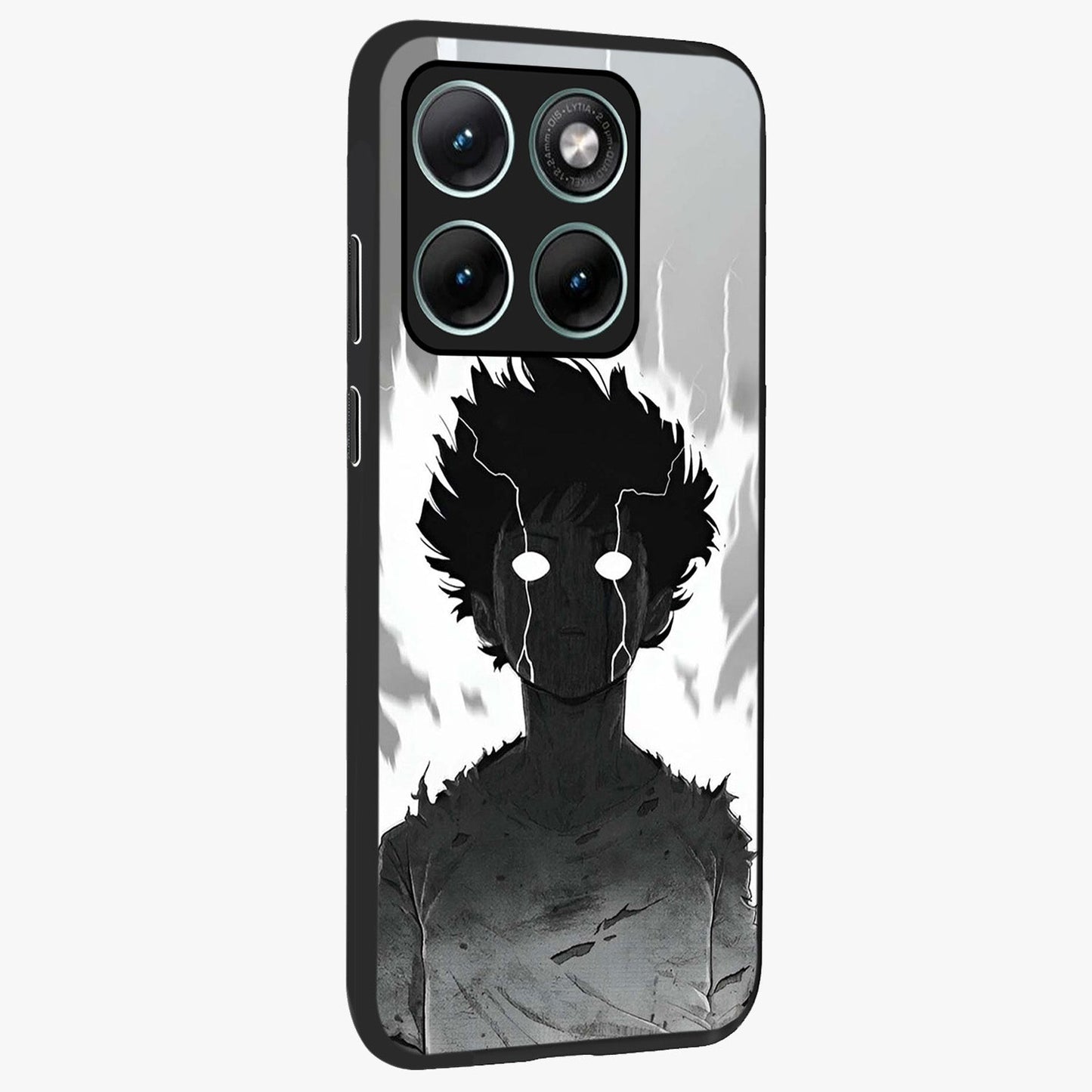 Awakened Inner Rage Glass Case upright view showcasing dramatic artwork with strong expressive aesthetic.