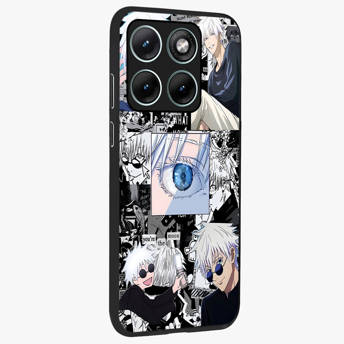 Infinity Sorcerer Chaos Glass Case upright view showcasing dramatic sorcerer artwork with chaotic mystical theme.