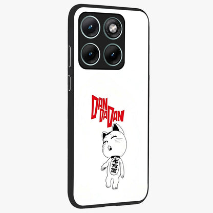 Playful Spirit Charm Glass Case upright view showcasing vibrant charm artwork with fun artistic theme.