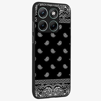 Retro Rebel Threads Glass Case upright view showcasing stylish vintage artwork with bold retro theme.