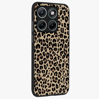 Savage Chic Pattern Glass Case upright view showcasing trendy decorative artwork with edgy fashion theme.