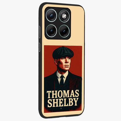 Vintage Mafia Authority Glass Case upright view showcasing dramatic vintage artwork with iconic authority theme.