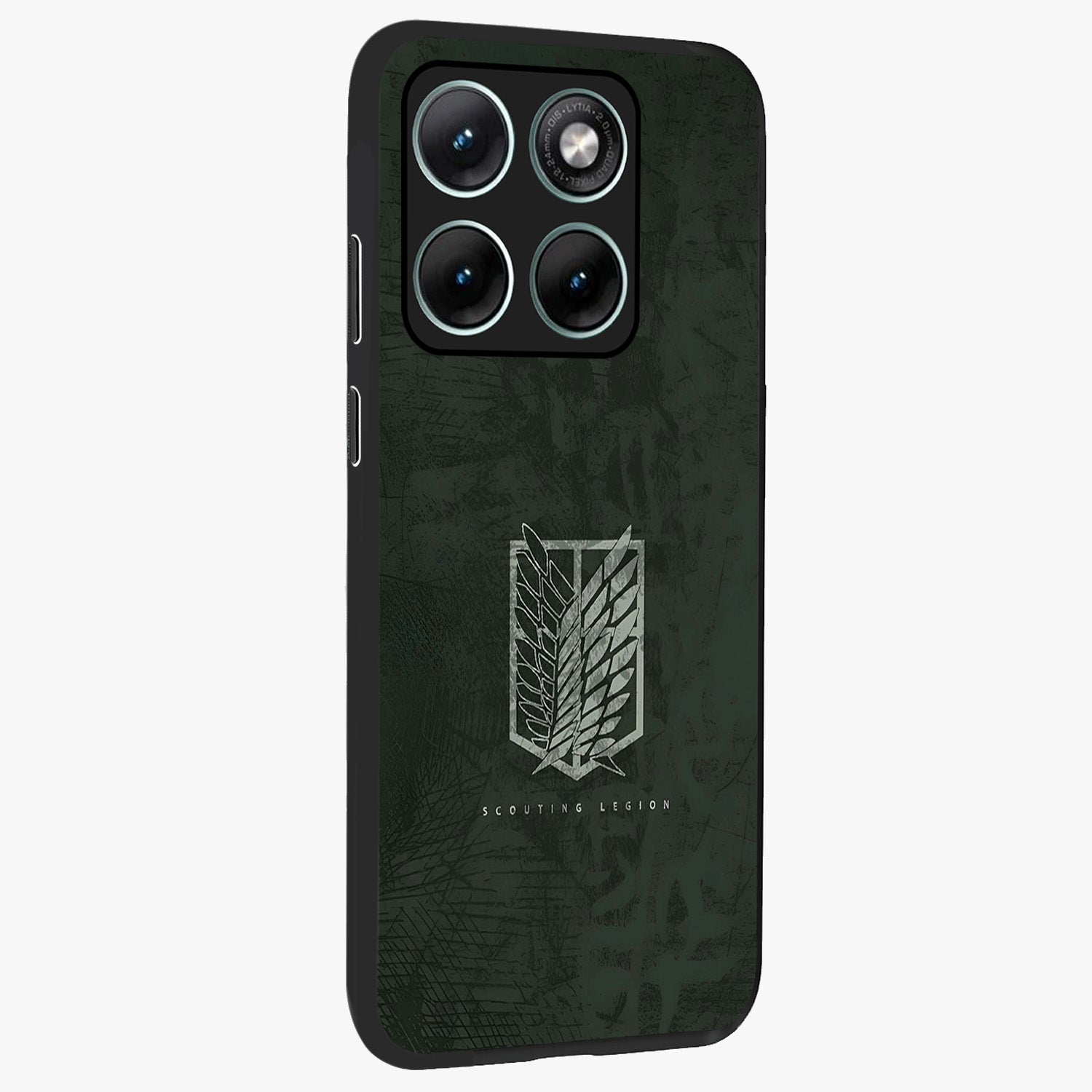 Wings Of Freedom Glass Case upright view showcasing powerful wings artwork with freedom themed design.