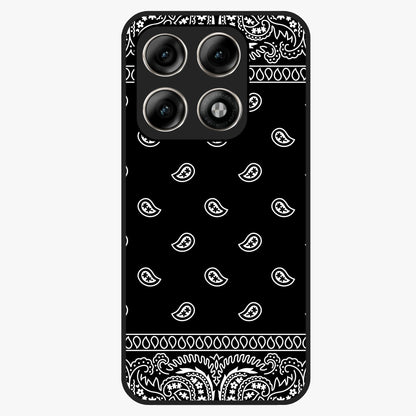 Retro Rebel Threads Glass Case showing flat back view with vintage street style artwork and glossy glass finish.
