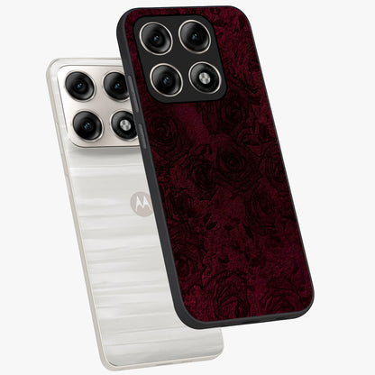 Crimson Fade Flow Glass Case displayed in angled mockup highlighting smooth gradient design with modern aesthetic style.
