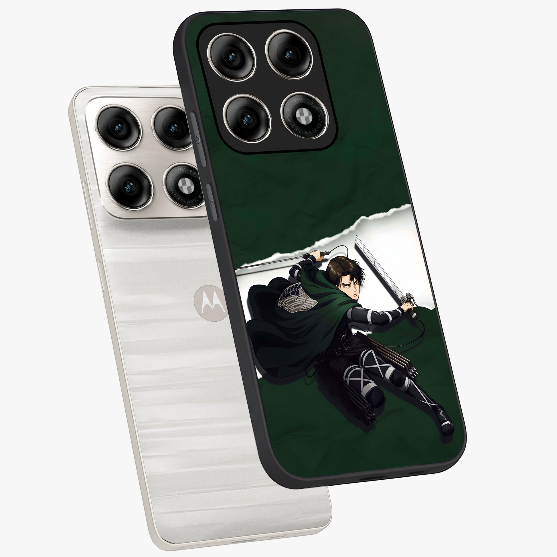 Emerald War Vanguard Glass Case displayed in angled mockup highlighting intense battle inspired design with emerald tone aesthetic.