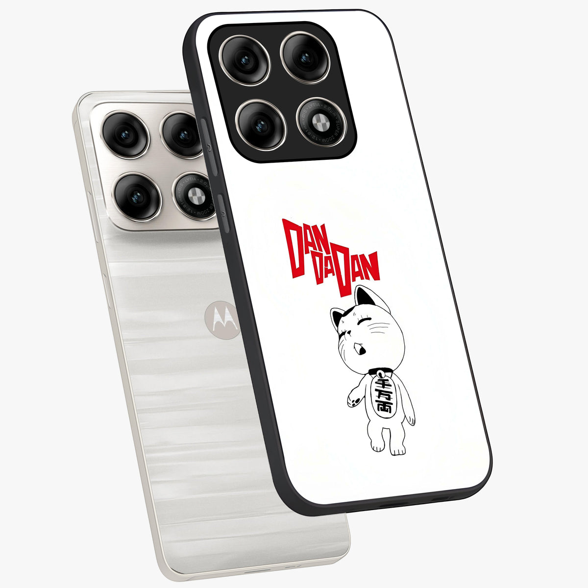 Playful Spirit Charm Glass Case displayed in angled mockup highlighting lively decorative design with playful aesthetic style.