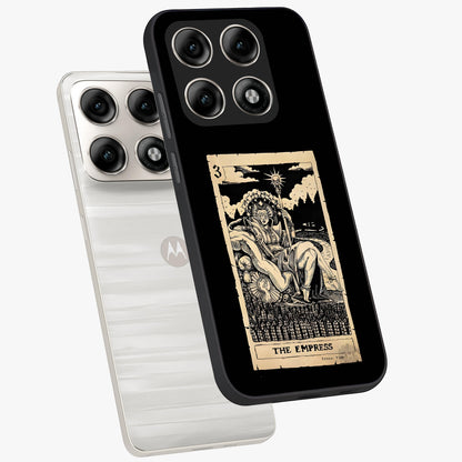 The Empress Glass Case displayed in angled mockup highlighting elegant royal design with majestic aesthetic style.