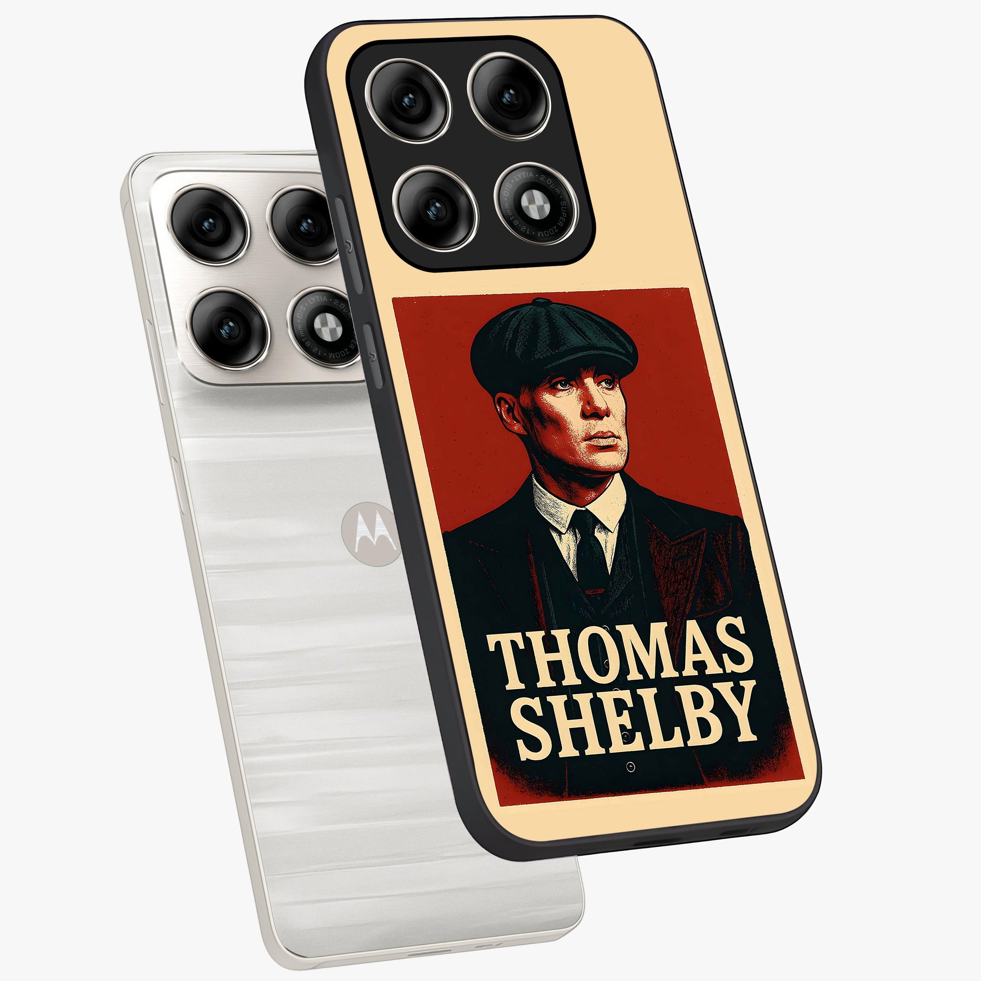 Vintage Mafia Authority Glass Case displayed in angled mockup highlighting powerful retro design with classic gangster aesthetic.