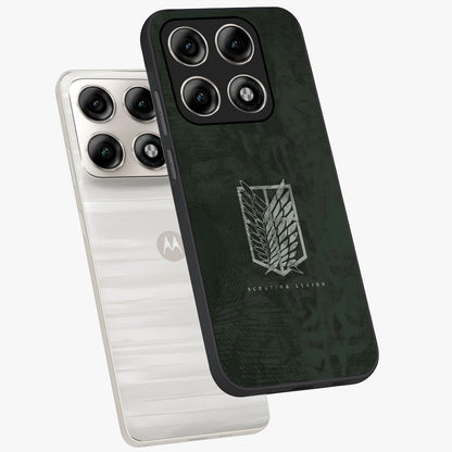 Wings Of Freedom Glass Case displayed in angled mockup highlighting graceful wing design with inspirational aesthetic.