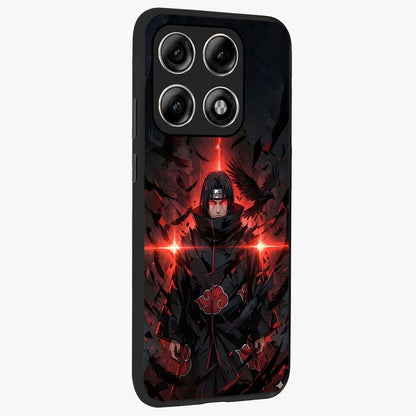 Focused Blade Discipline Glass Case upright view showcasing strong typography statement with sleek motivational theme.